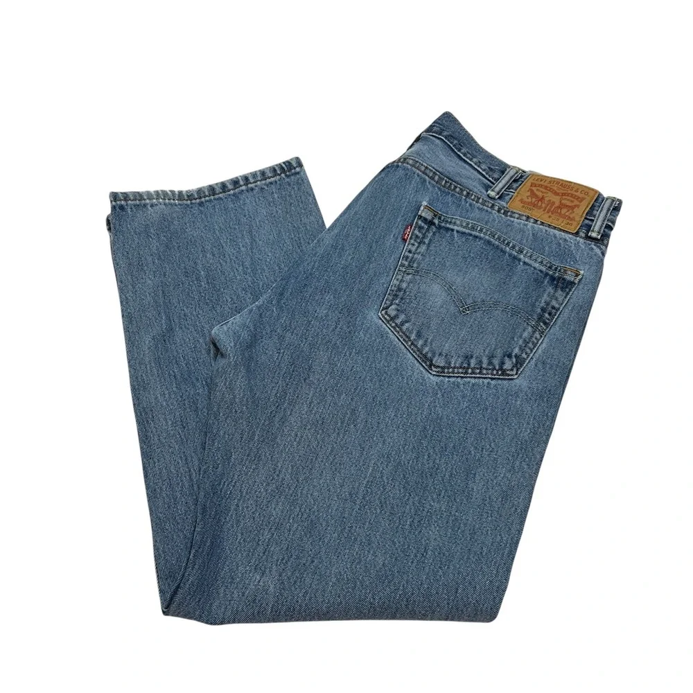 Levi's 505 Regular Fit Jeans Mens W38 L30 Blue Denim Classic Casual Vintage 90's